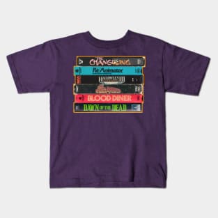 Uncle Bill's VHS Stack Kids T-Shirt